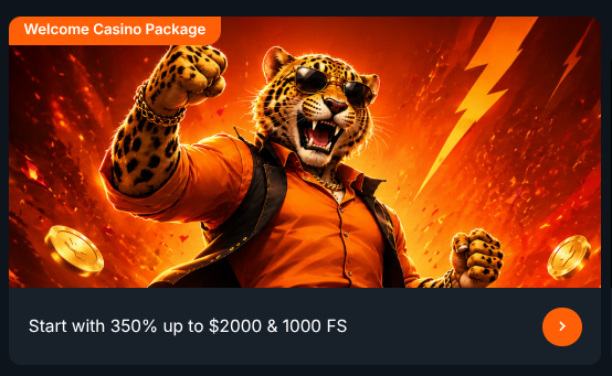 Luck Leopard Casino Welcome Pack
